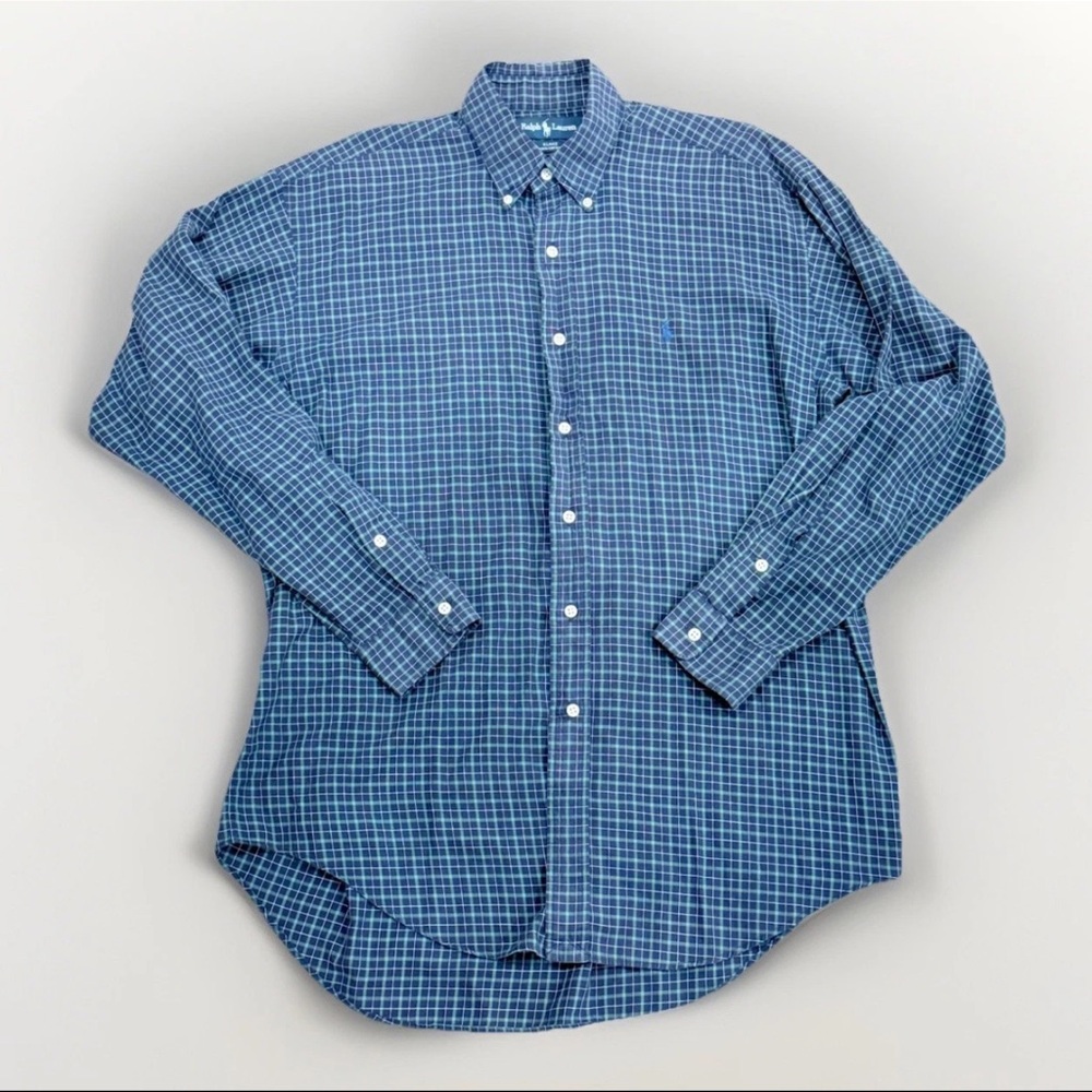 Ralph Lauren Button Down Shirt Medium
Adult Blake Striped Long Sleeve